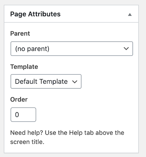 figure 1 - University of Maine System Content Management Page Attributes. See above for description.