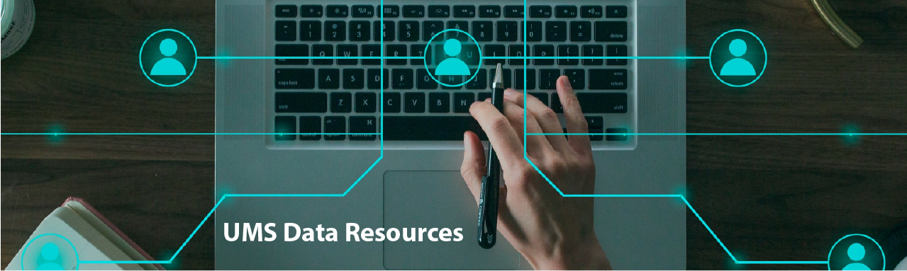Text Reads: UMS Data Resources