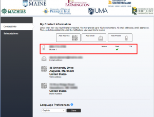 My Contact Information