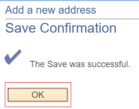 Save Confirmation