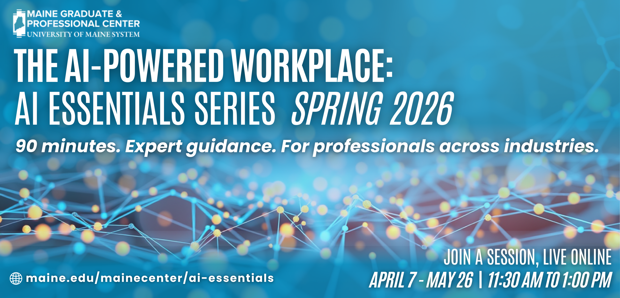 AI Essentials Series Details for Spring 2026