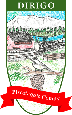logo for the county of piscataquis in the state of maine