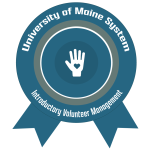 Introductory Volunteer Management Micro-Credential badge