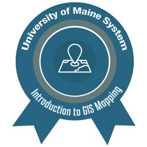 Introduction to GIS Mapping macro-badge image