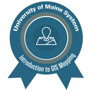 Introduction to GIS Mapping macro-badge image