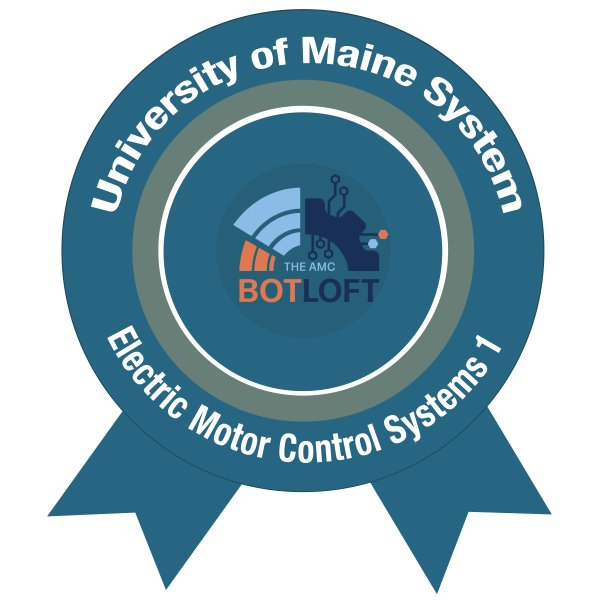 Electric Motor Control Systems 1 micro-credential badge image