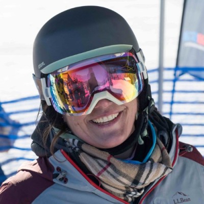 Meghan Price in ski gear, head shot