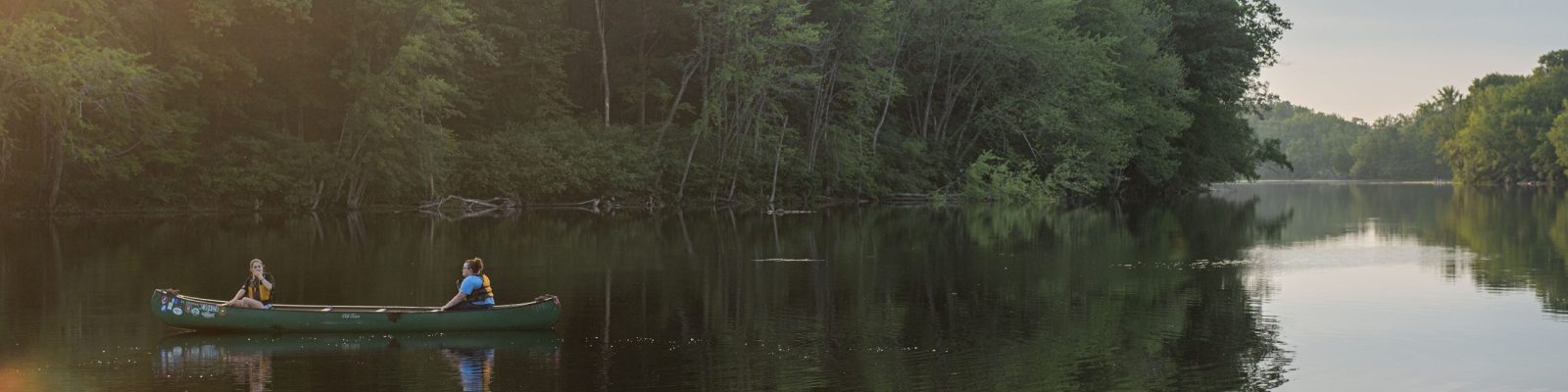 Students in the Cohen Leadership Institute study canoeing, the leadership that's involved with long canoe trips, and how to properly canoe.
