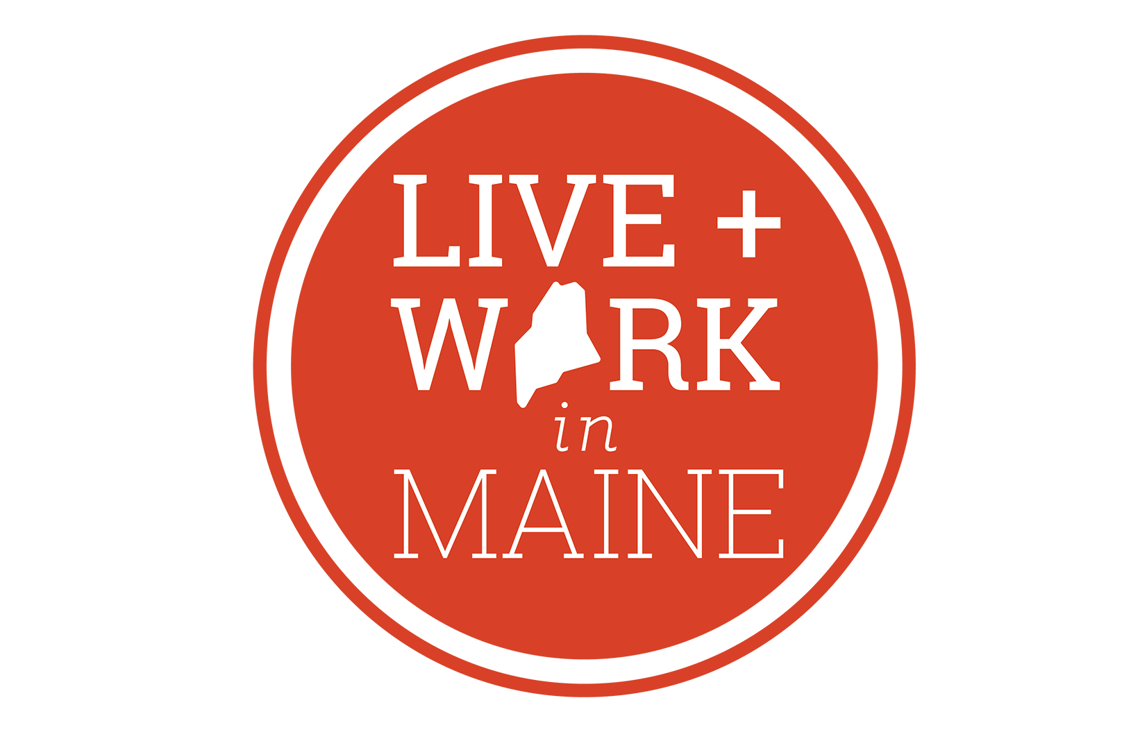 Live + Work in Maine Logo opens to an external site when clicked